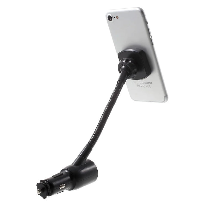 GS6323 Dual USB Car Charger Magnetic Phone Mount Holder for iPhone Samsung - 3