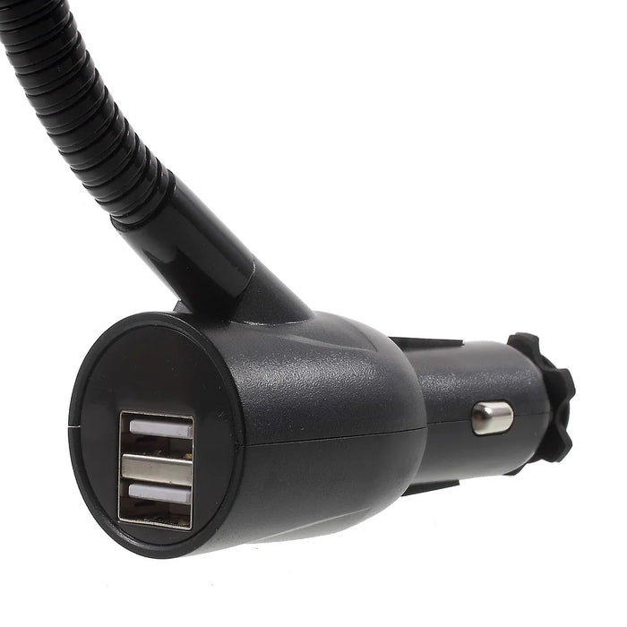 GS6323 Dual USB Car Charger Magnetic Phone Mount Holder for iPhone Samsung - 7