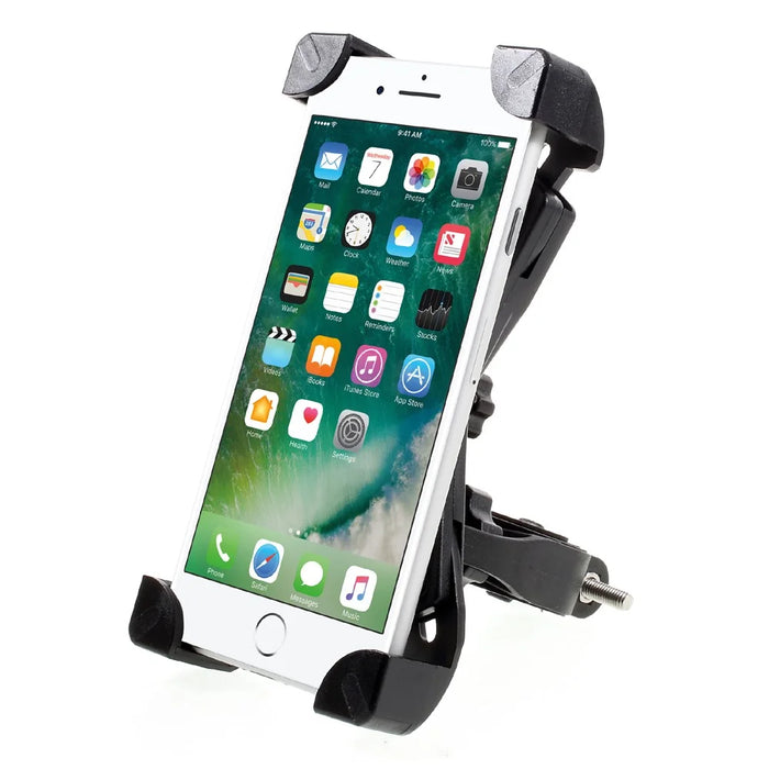 PH-666 Universal Bike Mount Rotating Bicycle Handlebar Cell Phone Holder Cradle - Black - 3
