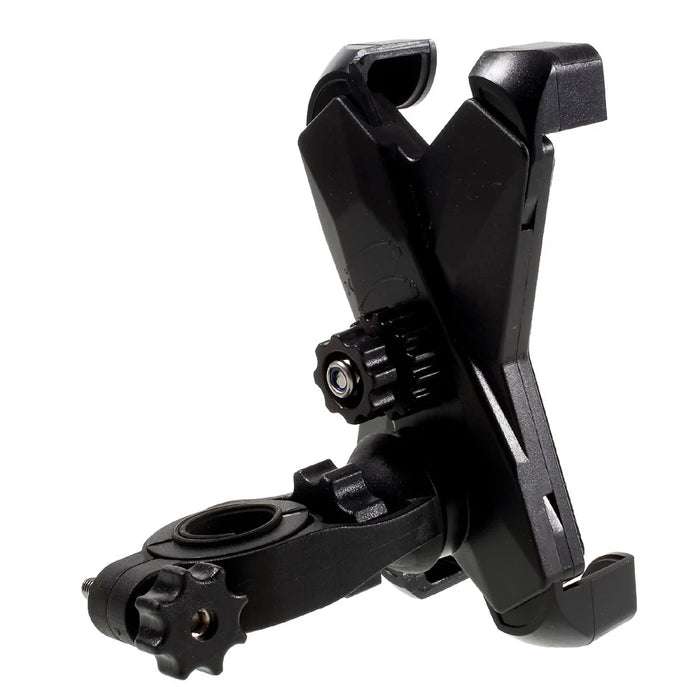 PH-666 Universal Bike Mount Rotating Bicycle Handlebar Cell Phone Holder Cradle - Black - 6