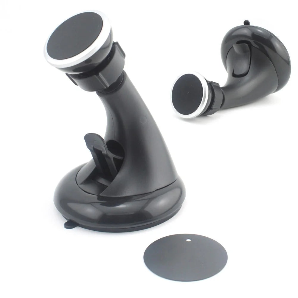 Suction Cup Style Magnet Mount Holder Stand for iPhone Samsung 099B-072 - 1