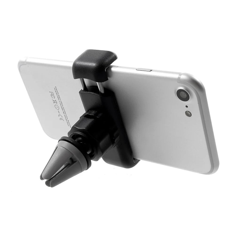 Universal Rotary Car Air Vent Mount Holder for iPhone 7 Plus Etc., Width: 6-8cm - Grey - 6