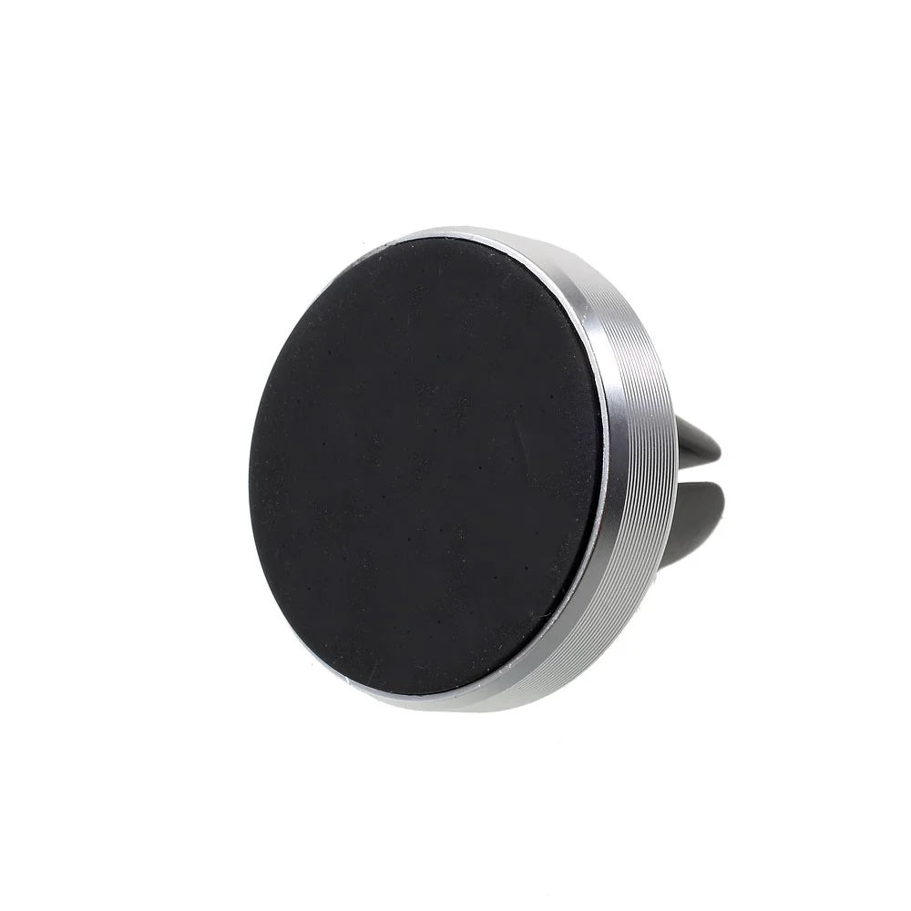 Universal Magnetic Car Air Vent Mount Holder for iPhone 7/ 7 Plus/ Samsung S7 Etc - Silver Color - 2