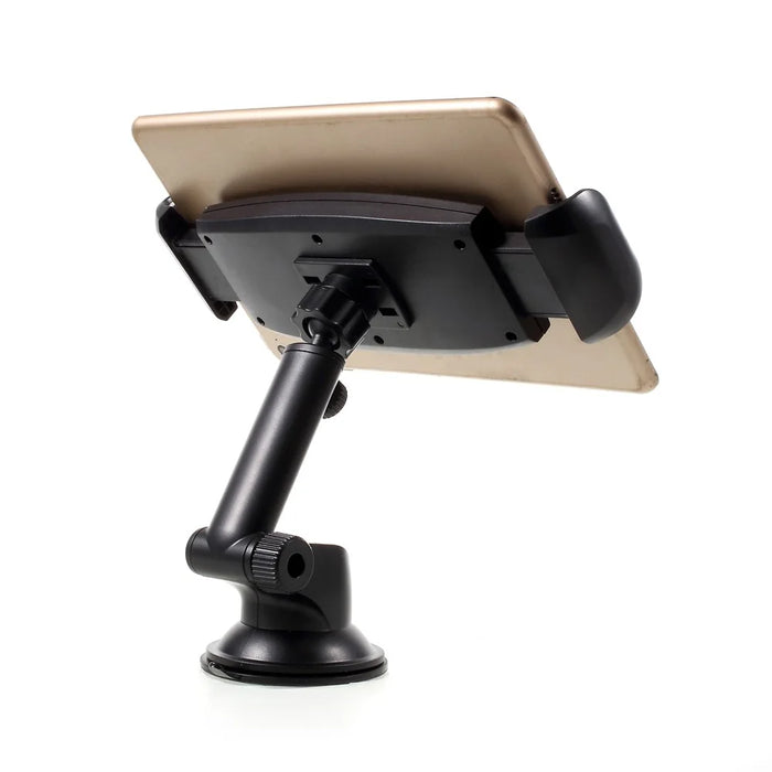 Universal Rotary Suction Cup Car Windshield Mount Tablet Holder for iPad Air 2 etc. 7-15" Tablets - Black - 3