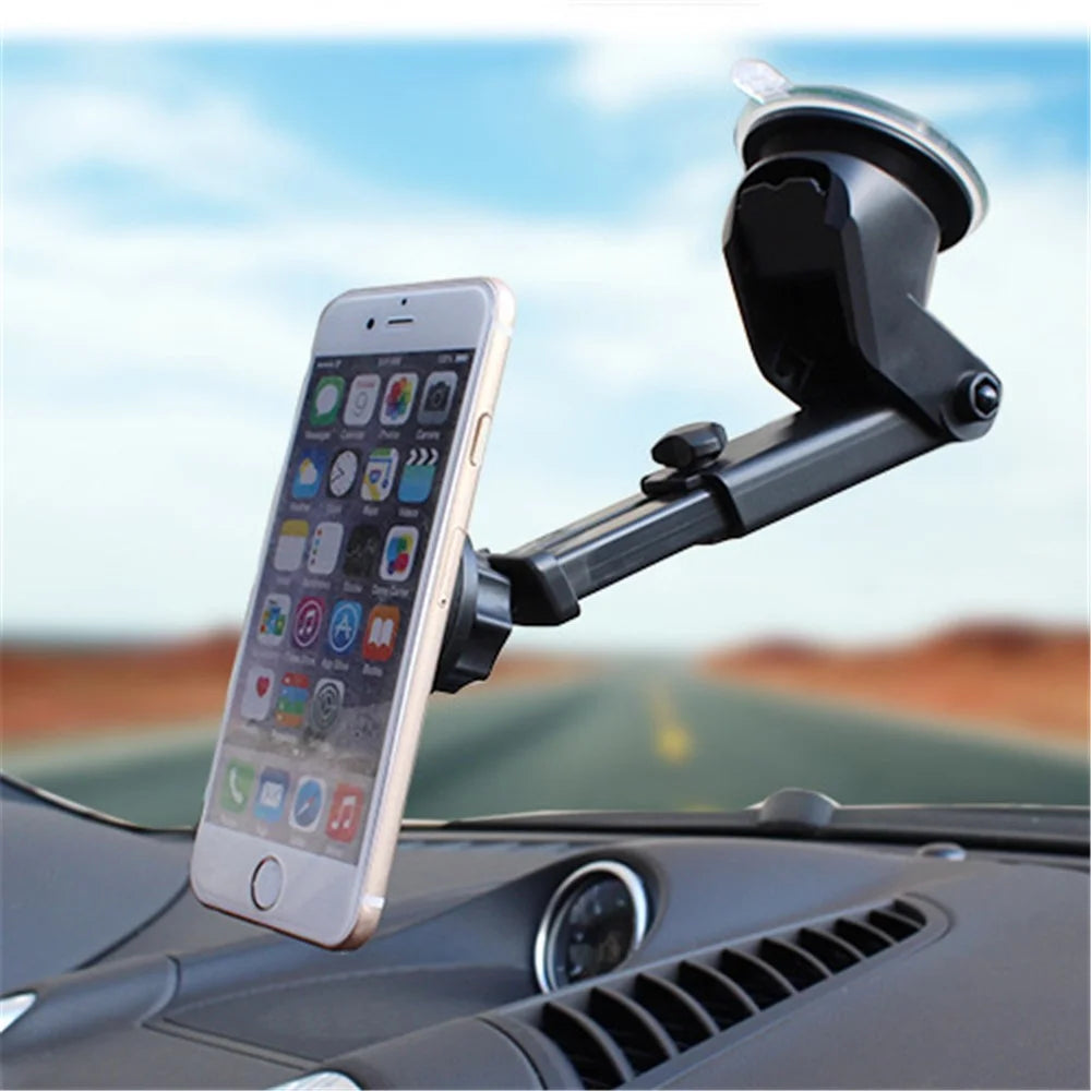 Magnetic Long Arm Suction Cup Desktop Car Windshield Dashboard Mount Holder - 1