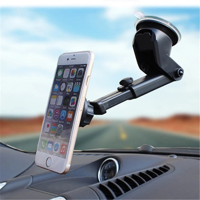 Magnetic Long Arm Suction Cup Desktop Car Windshield Dashboard Mount Holder - 1