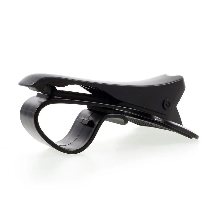 Cell Phone GPS Clip Holder Desk Car Mount for iPhone Samsung Sony Etc, Clip Width: 90mm - Black - 2