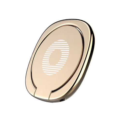 BASEUS Privity Ring Bracket Cell Phone Ring Holder Zinc Alloy Finger Ring Kickstand Grip Holder for iPhone Huawei Gold Color - 1