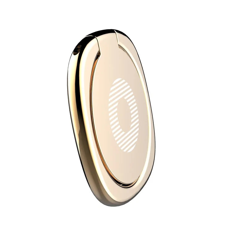 BASEUS Privity Ring Bracket Cell Phone Ring Holder Zinc Alloy Finger Ring Kickstand Grip Holder for iPhone Huawei Gold Color - 5