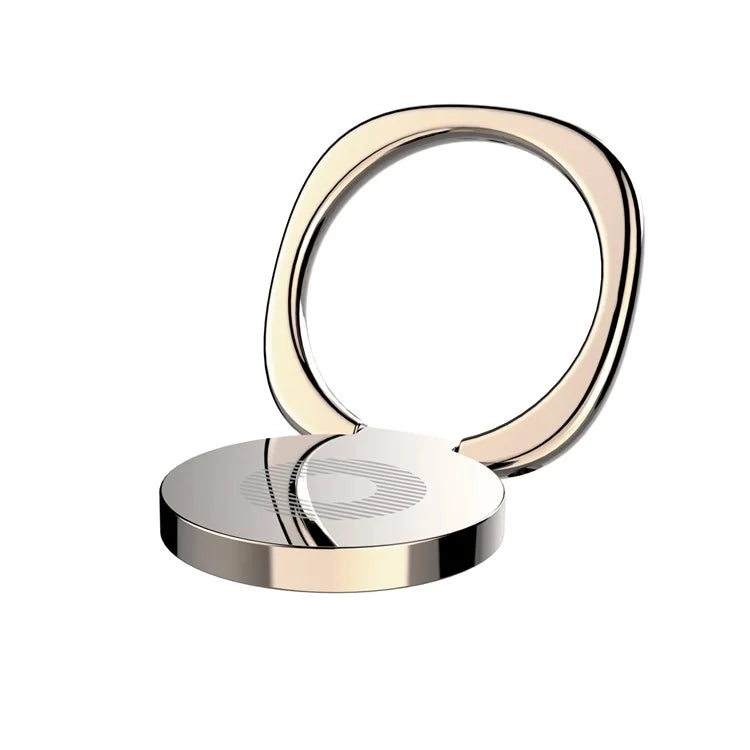 BASEUS Privity Ring Bracket Cell Phone Ring Holder Zinc Alloy Finger Ring Kickstand Grip Holder for iPhone Huawei Gold Color - 6