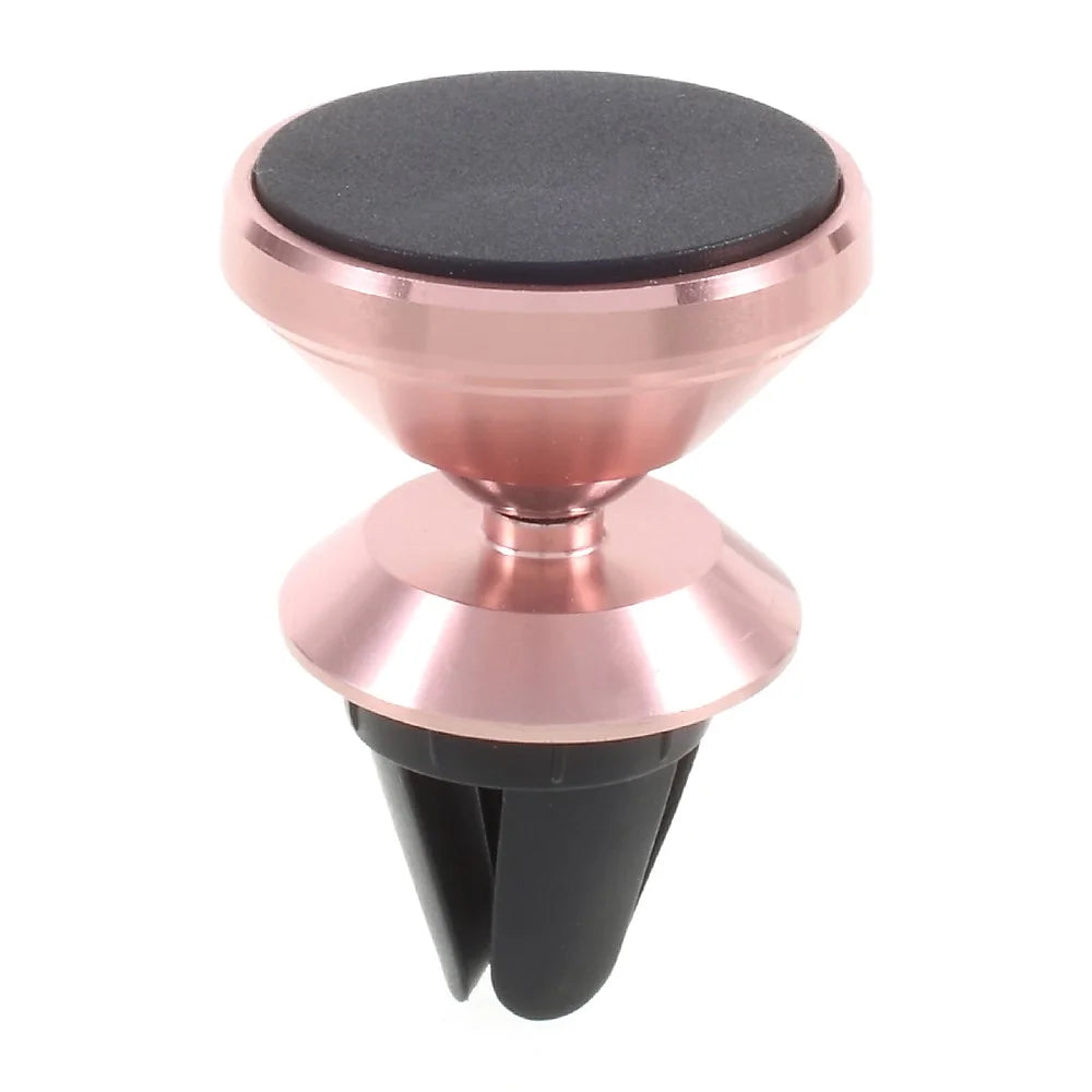 Magnetic Adjustable Angle Universal Mobile Phone Car Mount Holder (Short Version) - Rose Gold Color - 6
