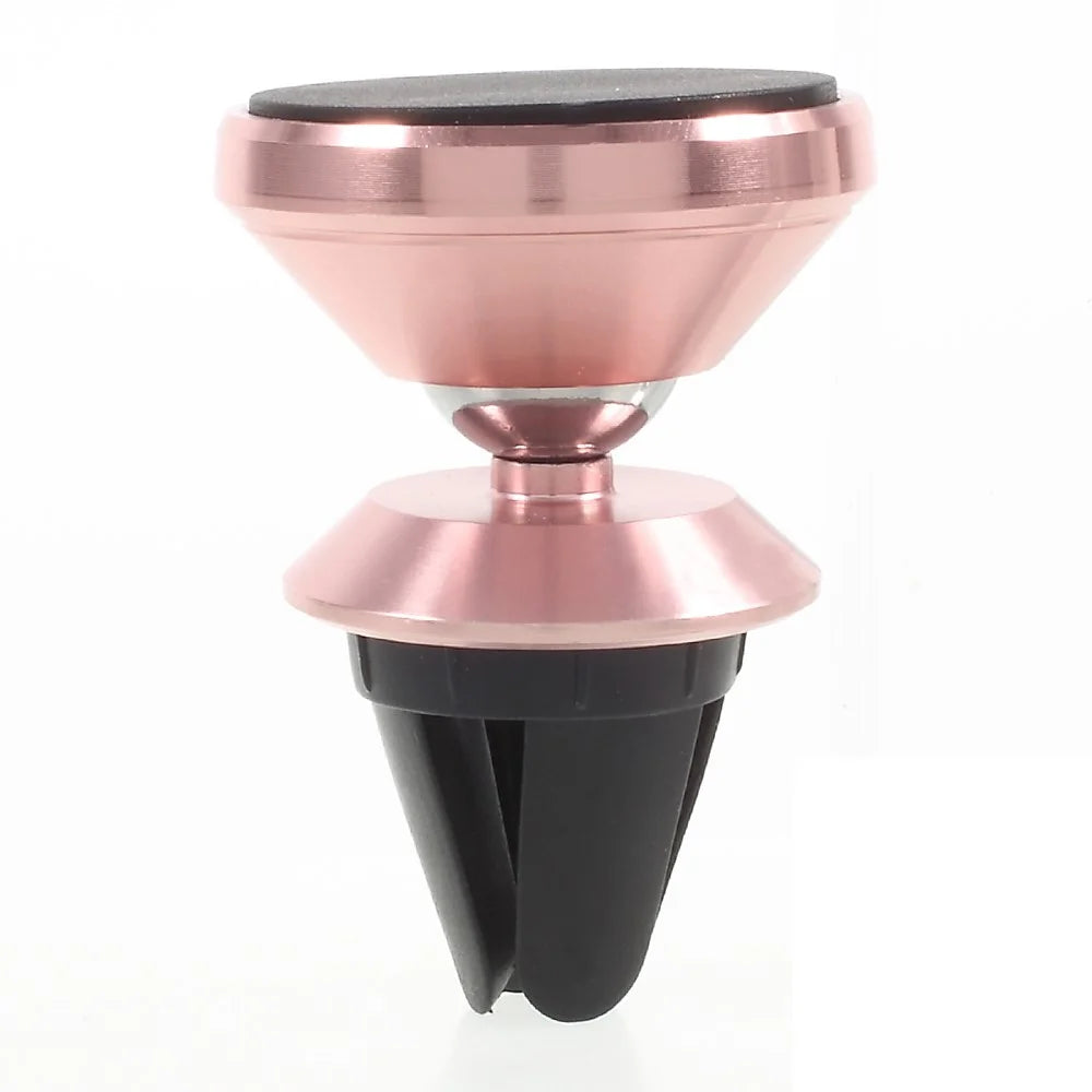 Magnetic Adjustable Angle Universal Mobile Phone Car Mount Holder (Short Version) - Rose Gold Color - 7