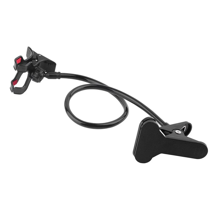 Universal Gooseneck Lazy Desktop Holder 360 Degree Rotating Mount Stand for Smartphone - Black - 2