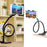 Universal Gooseneck Lazy Desktop Holder 360 Degree Rotating Mount Stand for Smartphone - Black - 5