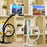 Universal Gooseneck Lazy Desktop Holder 360 Degree Rotating Mount Stand for Smartphone - Black - 6