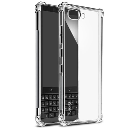 IMAK Skin Feel Anti-drop TPU Shell + Explosion-proof Screen Film for BlackBerry Key2 - Transparent - 1