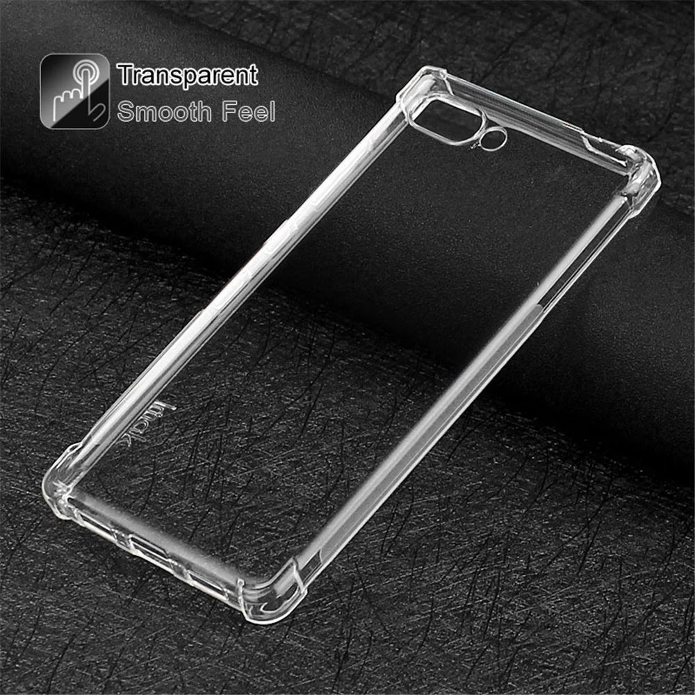 IMAK Skin Feel Anti-drop TPU Shell + Explosion-proof Screen Film for BlackBerry Key2 - Transparent - 2