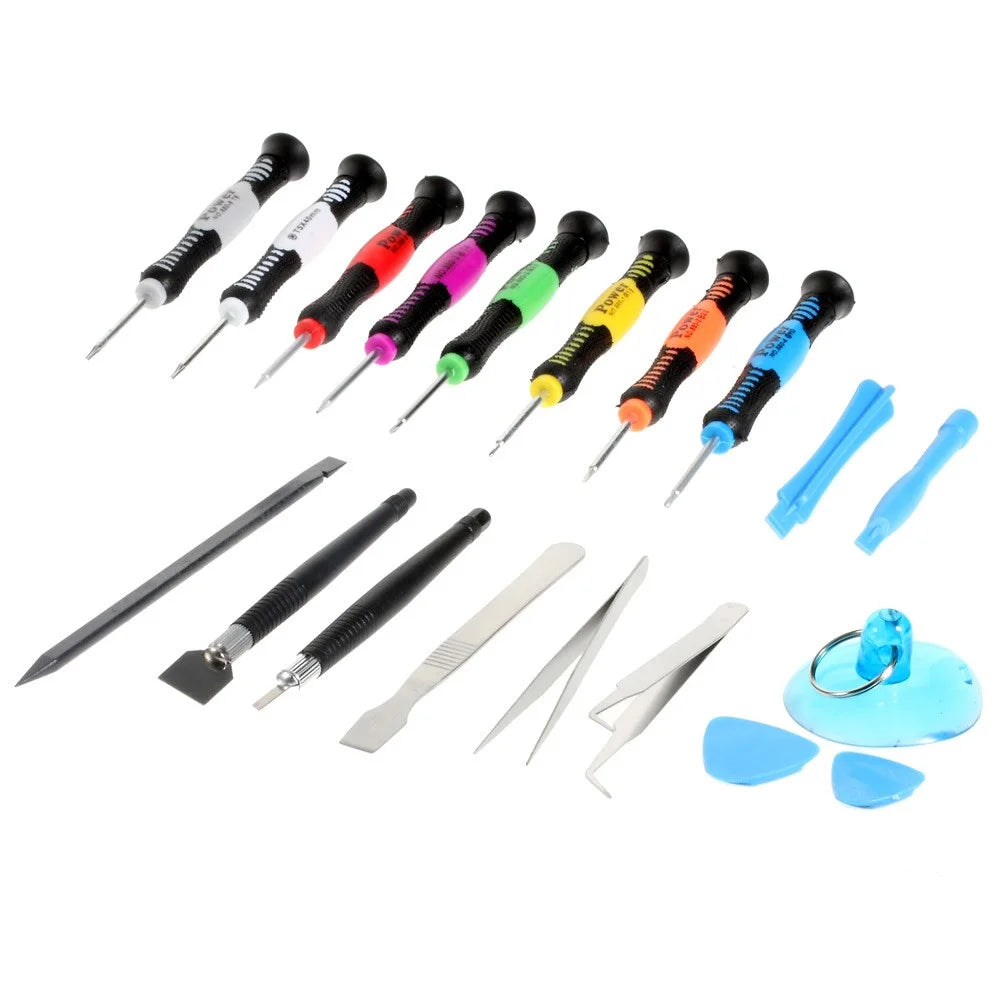 19 in 1 Repair Opening Tool Kit Screwdriver Set for iPhone Samsung - 1