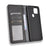 Vintage Style Wallet Stand Leather Phone Cover for Google Pixel 4a 5G - Black - 4