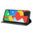 Vintage Style Wallet Stand Leather Phone Cover for Google Pixel 4a 5G - Black - 6