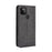 Vintage Style Wallet Stand Leather Phone Cover for Google Pixel 4a 5G - Black - 7