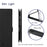VILI K Series Cross Texture Leather Phone Wallet Stand Cover Case for Google Pixel 4a 5G - Black - 4
