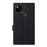 VILI K Series Cross Texture Leather Phone Wallet Stand Cover Case for Google Pixel 4a 5G - Black - 7