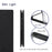 VILI DMX Series Stand Design Leather Phone Cover Case with Card Holder for Google Pixel 5a - Black - 6