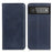 Auto-absorbed Split Leather Wallet Shell Case for Google Pixel 6 - Blue - 1