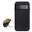 Genuine Leather Coated Litchi Texture PC Phone Case Shell for Google Pixel 6 Pro - Black - 1