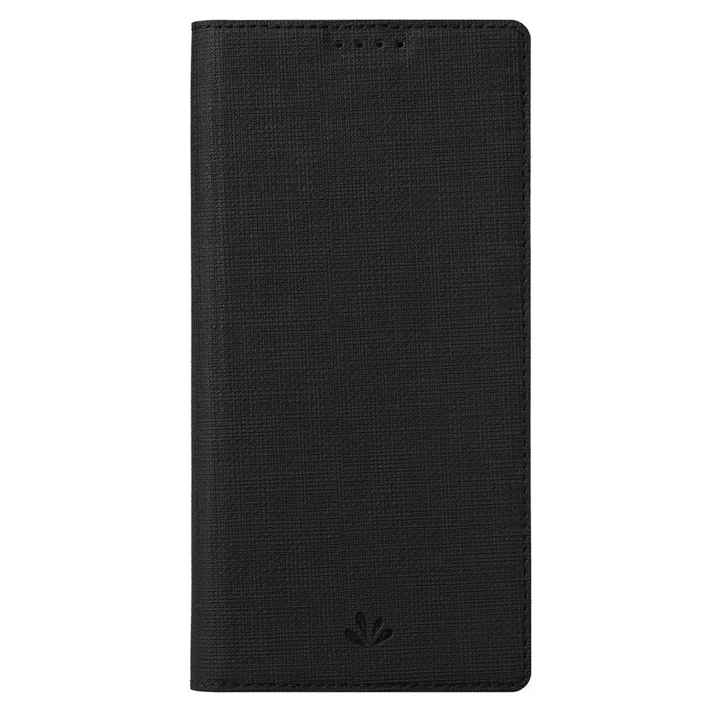 VILI DMX Series PU Leather Flip Folio Magnetic Protective Stand Cover with Card Slot Holder for Google Pixel 6 - Black - 7
