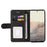 For Google Pixel 6 Leather Case Wallet Stand Color Splicing Phone Cover - Black - 4