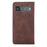 Card Slots Design Full Protection Magnetic Auto-absorbed Skin-touch Leather Stand Case for Google Pixel 6 Pro - Dark Brown - 3