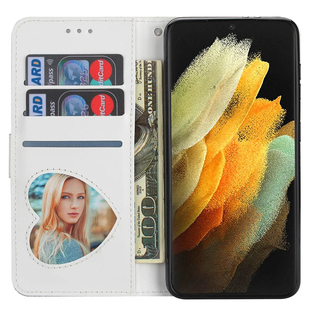Glitter Sequins Magnetic Clasp Well-protected Anti-shock Zipper Pocket Wallet Flip Leather Phone Cover with Stand for Google Pixel 6 - Silver - 4