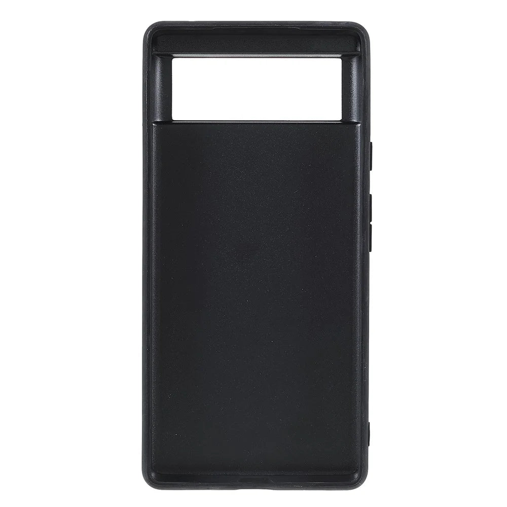 X-LEVEL Vintage Style Scratch-resistant PU Leather Coated TPU Durable Protective Cover for Google Pixel 6 - Black - 3