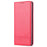 AZNS Smooth Wallet Design Durable PU Leather Shockproof Phone Cover Case for Google Pixel 6 Pro - Red - 2