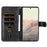 PU Leather Zippered Pocket Phone Case Coin Wallet Stand Folding Case for Google Pixel 6 Pro - Black - 4
