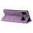 For Google Pixel 6 Leather Wallet Cases Skin Touch Phone Cover Stand with Strap - Purple - 6