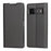 PU Leather Card Holder Design Light Slim Protective Phone Case with Stand for Google Pixel 6 Pro - Grey - 1
