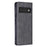 Shockproof Imprinting Pattern Design Flip Phone Shell Built-In Card Slots Design Leather Stand Phone Case Cover for Google Pixel 6 Pro - Black - 6