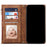 ESEBLE Multifunction Zippered Pocket Full Body Protection Stand Wallet Phone Cover with Wrist Strap for Google Pixel 6a - Brown - 5