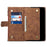 ESEBLE Multifunction Zippered Pocket Full Body Protection Stand Wallet Phone Cover with Wrist Strap for Google Pixel 6a - Brown - 6