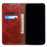 Waxy Crazy Horse Texture Shock Absorption Phone Case Well-protected PU Leather Wallet Stand Cover for Google Pixel 6a - Brown - 4