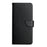 Genuine Leather Phone Case Shockproof Magnetic Closure Nappa Texture Folio Stand Wallet Cover for Google Pixel 6a - Black - 2
