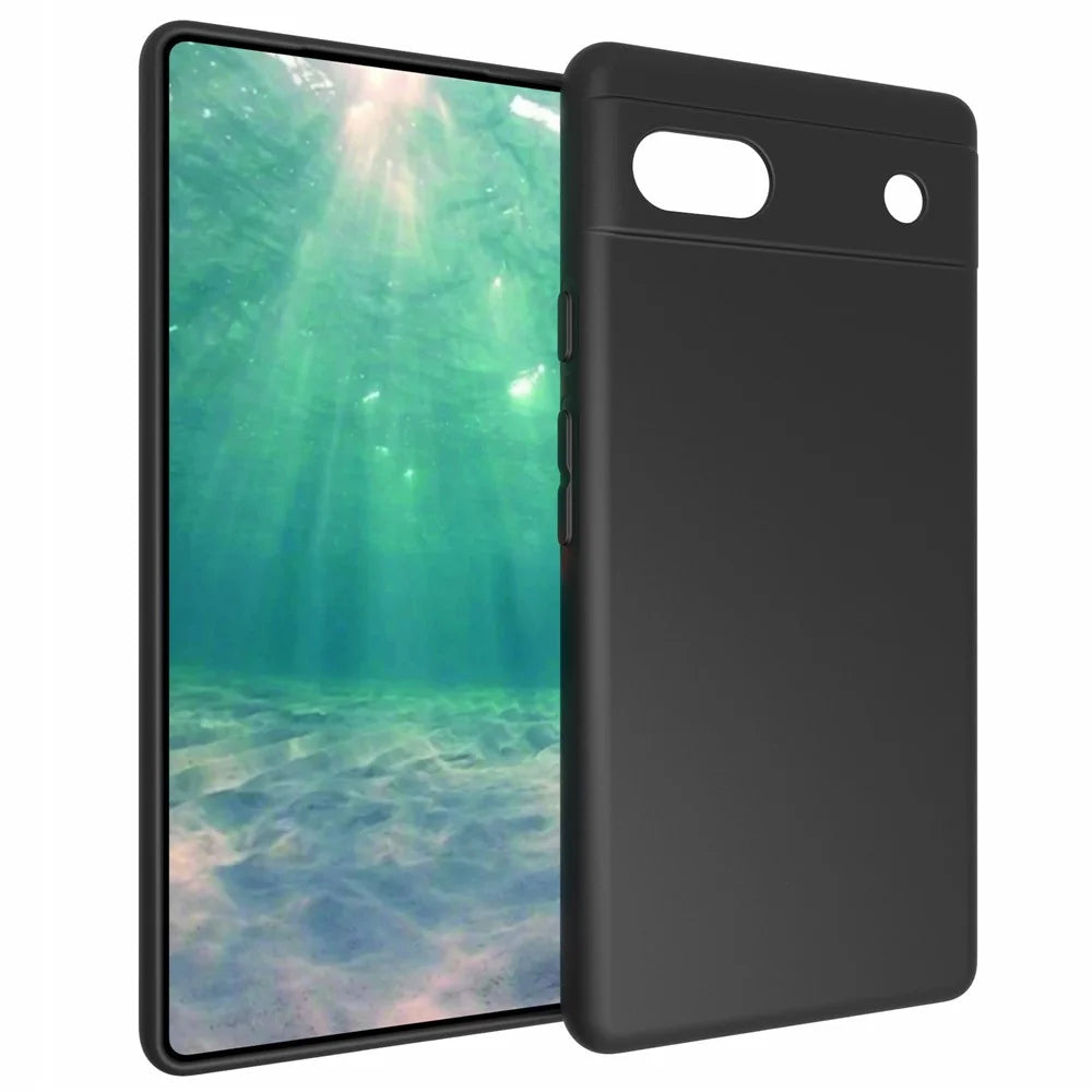 10Pcs/Pack Smooth Double-sided Matte TPU Shock-Absorbing Protection Cover for Google Pixel 6a - 1