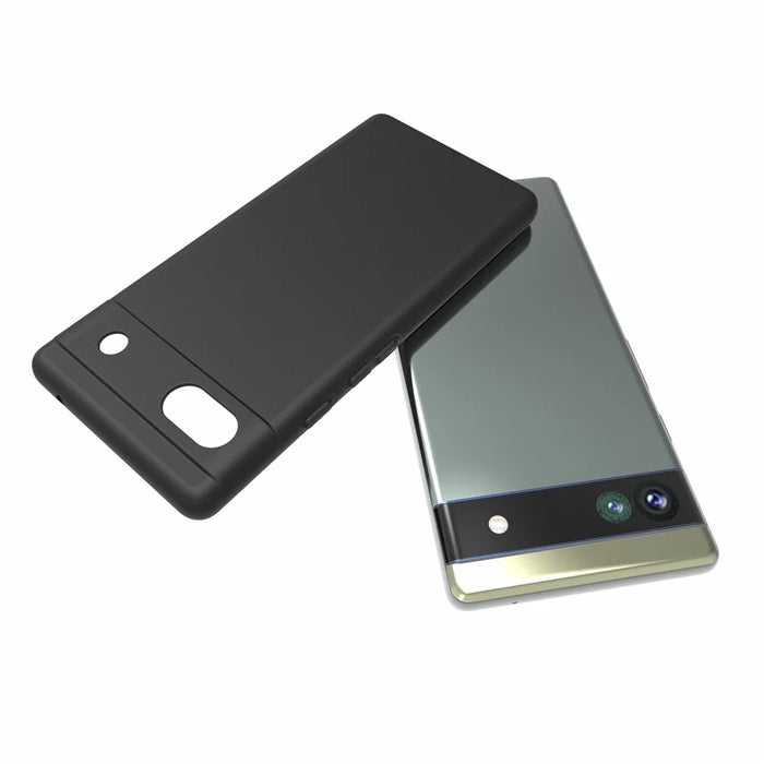 10Pcs/Pack Smooth Double-sided Matte TPU Shock-Absorbing Protection Cover for Google Pixel 6a - 4