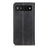 Magnetic Auto-absorbed Solid Color Split Leather + TPU Stand Wallet Case for Google Pixel 6a - Black - 3