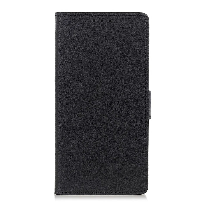 For Google Pixel 6a Shockproof PU Leather + TPU Flip Phone Case Protective Shell with Wallet Stand - Black - 2