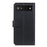 For Google Pixel 6a Shockproof PU Leather + TPU Flip Phone Case Protective Shell with Wallet Stand - Black - 3