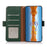 KHAZNEH Genuine Leather Litchi Texture Protective Cover RFID Blocking Phone Case for Google Pixel 6a - Green - 6